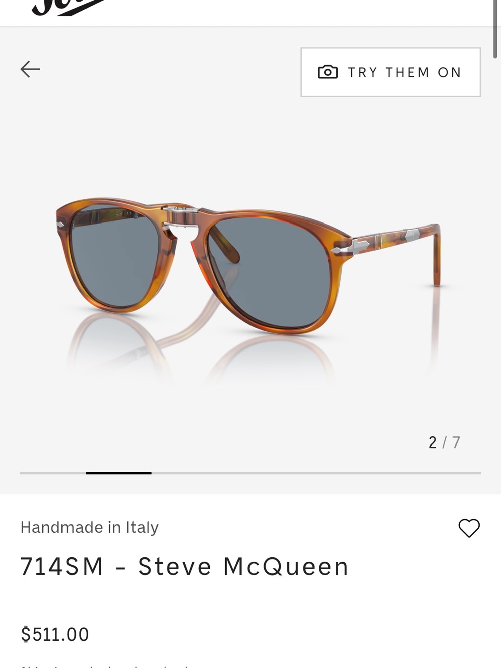 Persol Steve McQueen Sunglasses